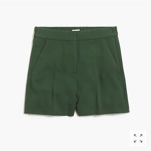 J. Crew | Dressy Crepe Short Moss Green sz 4 NWT